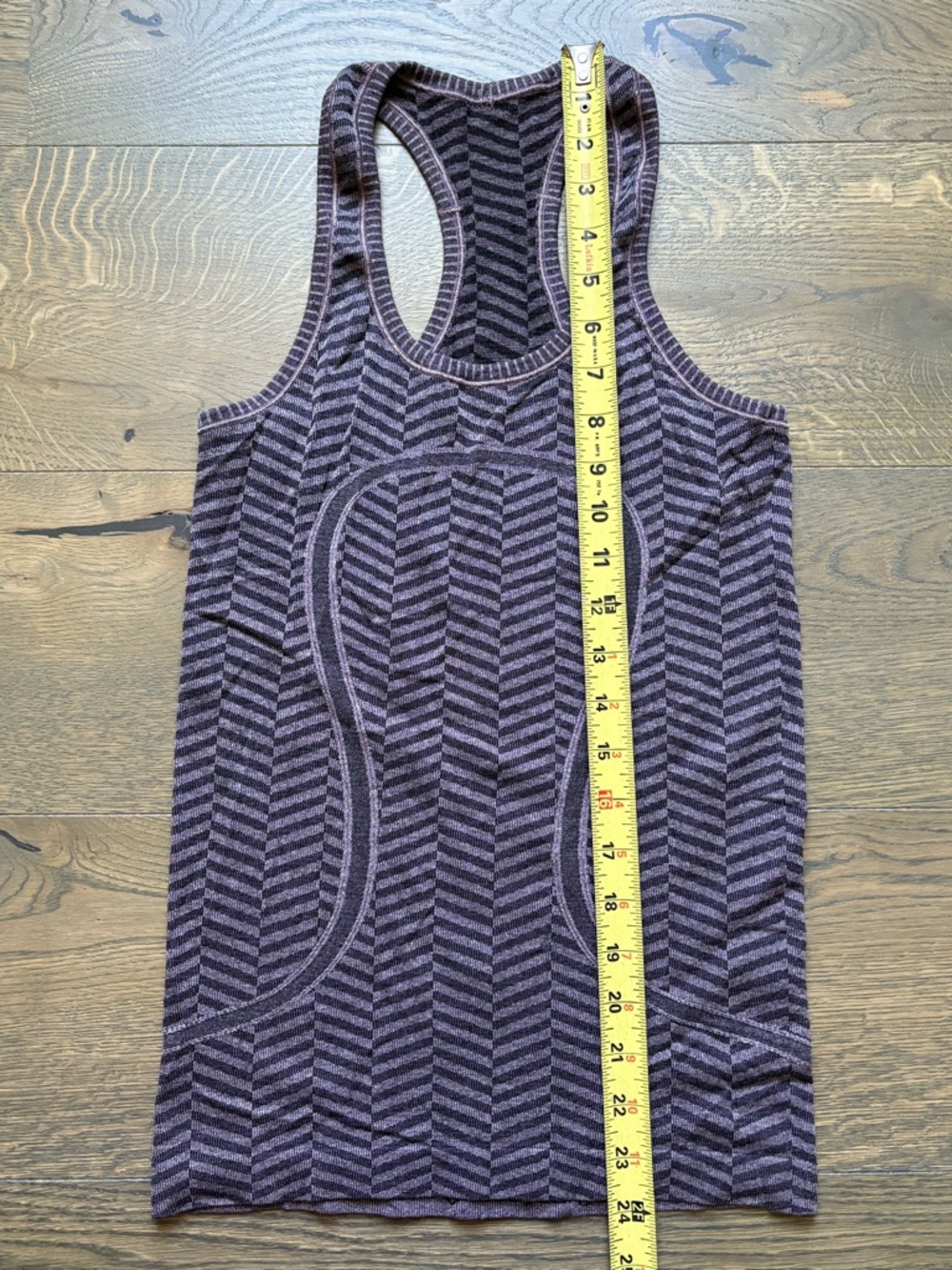 Lululemon Swiftly Tech Racerback In Heathered Black Cherry Size 2 - Picture 4 of 12